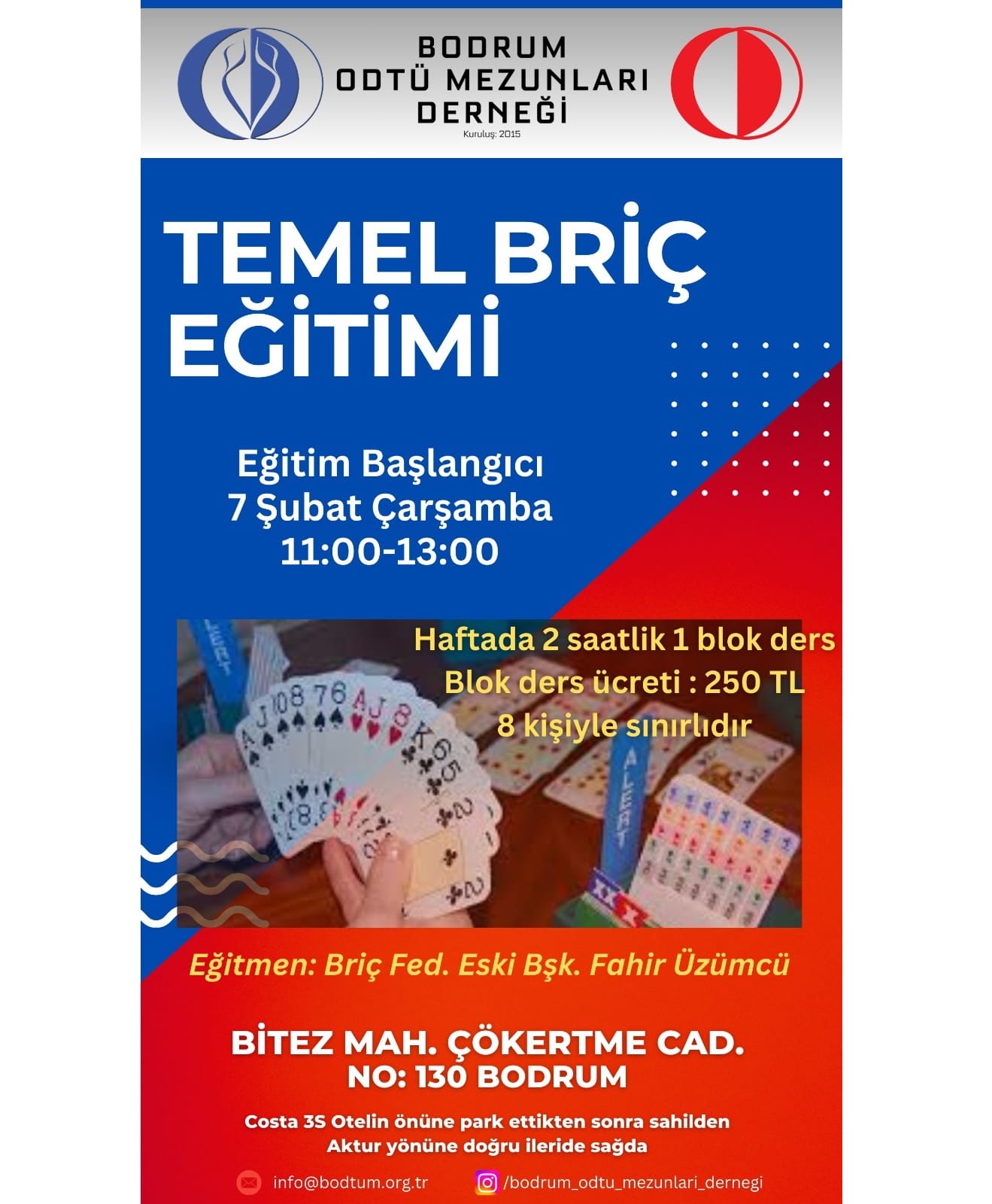 Temel Briç Eğitimimiz Başladı