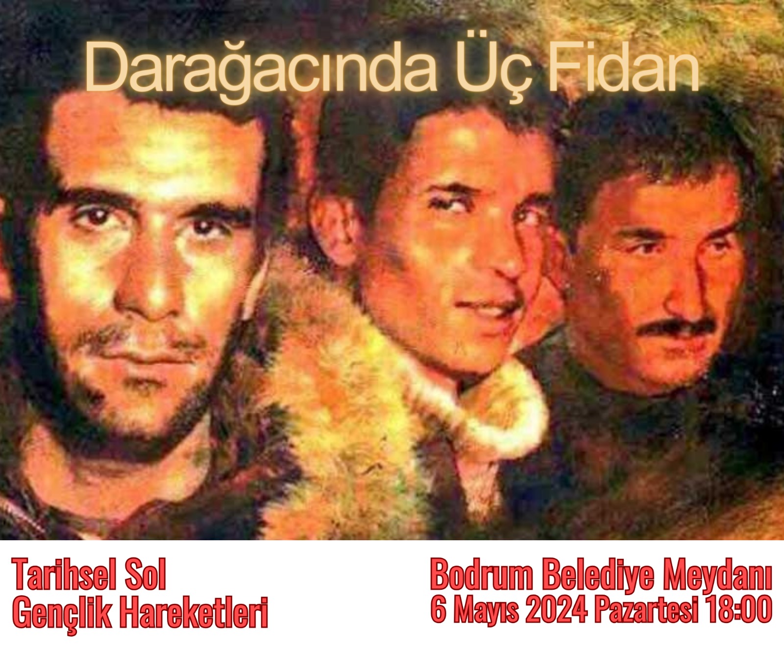 Üç Fidan Anma Töreni