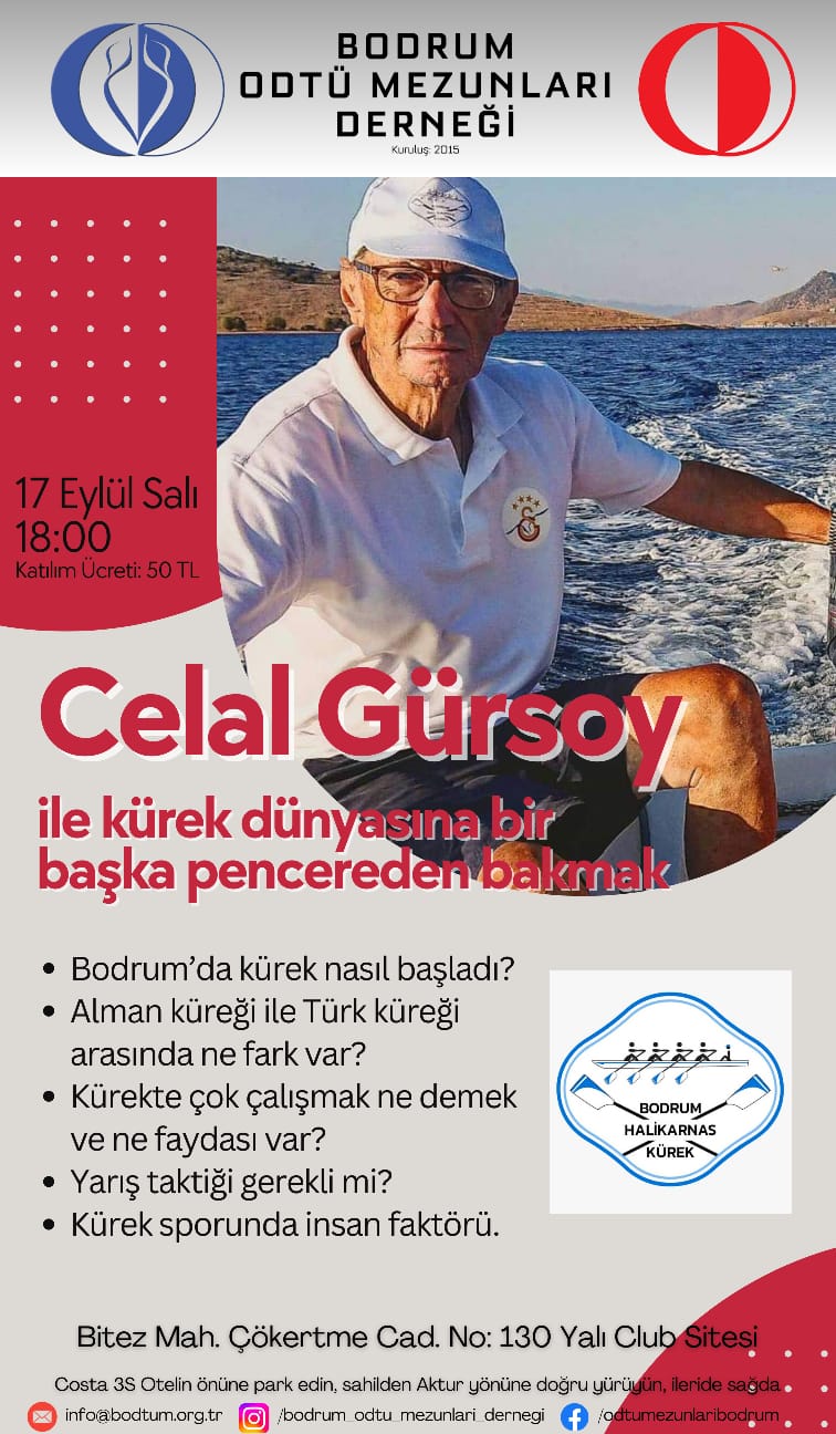 “Kürek Dünyasına Başka Pencereden Bakmak” Celal Gürsoy