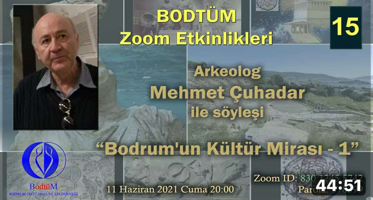 “Bodrum’un Kültür Mirası” Mehmet Çuhadar