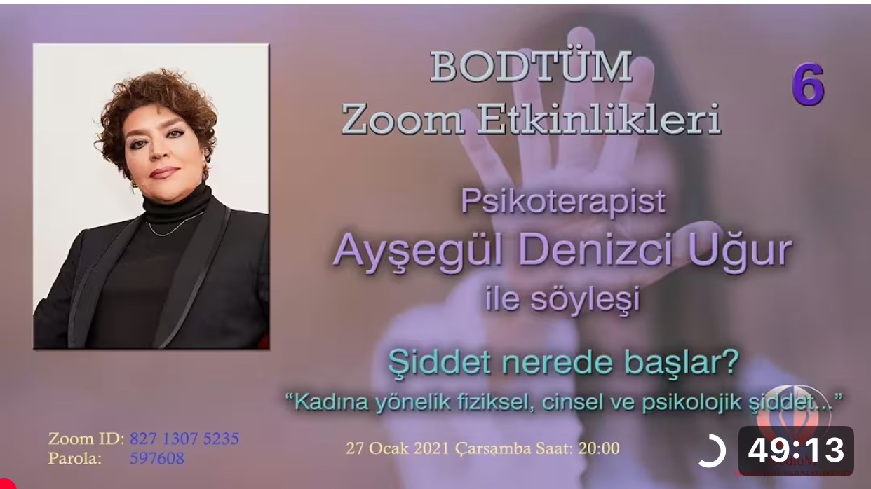“Şiddet Nerede Başlar” Ayşegül Denizci Uğur