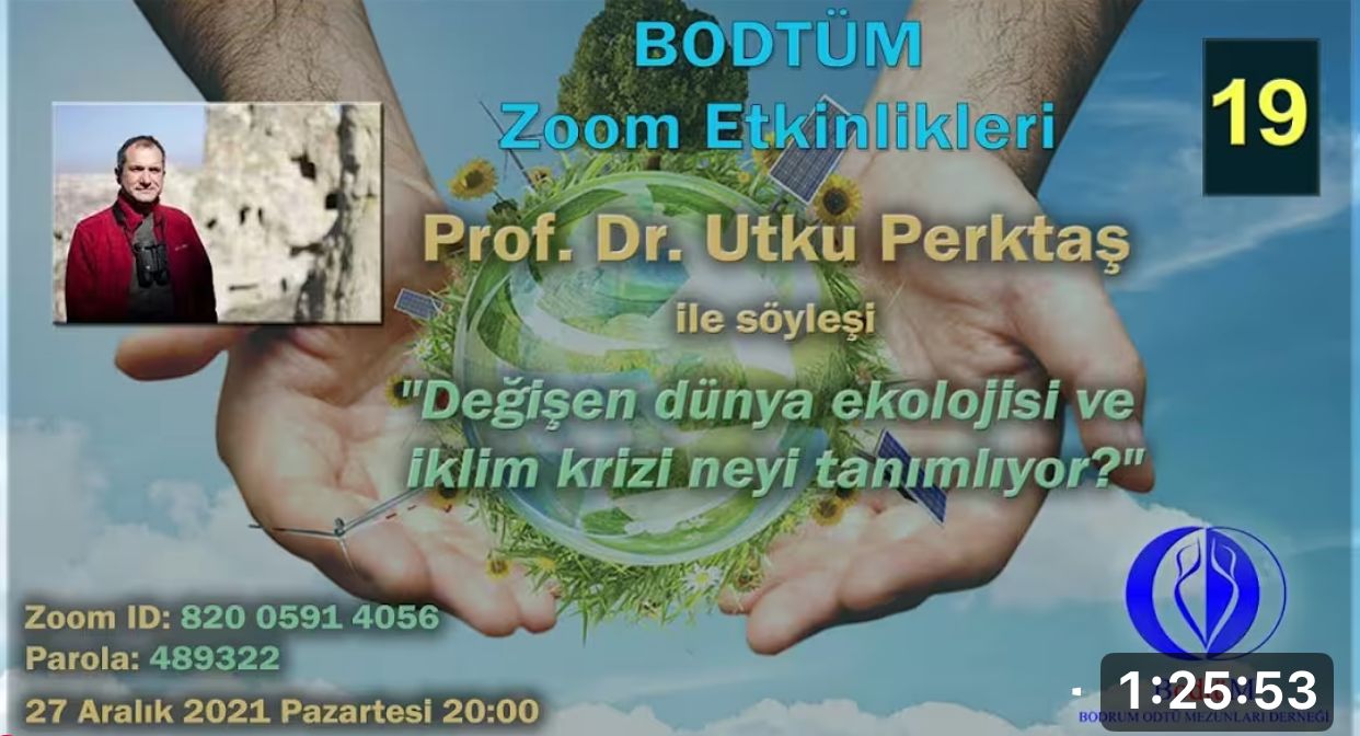 “Değişen Dünya Ekolojisi ve İklim Krizi Neyi Tanımlıyor” Utku Perktaş