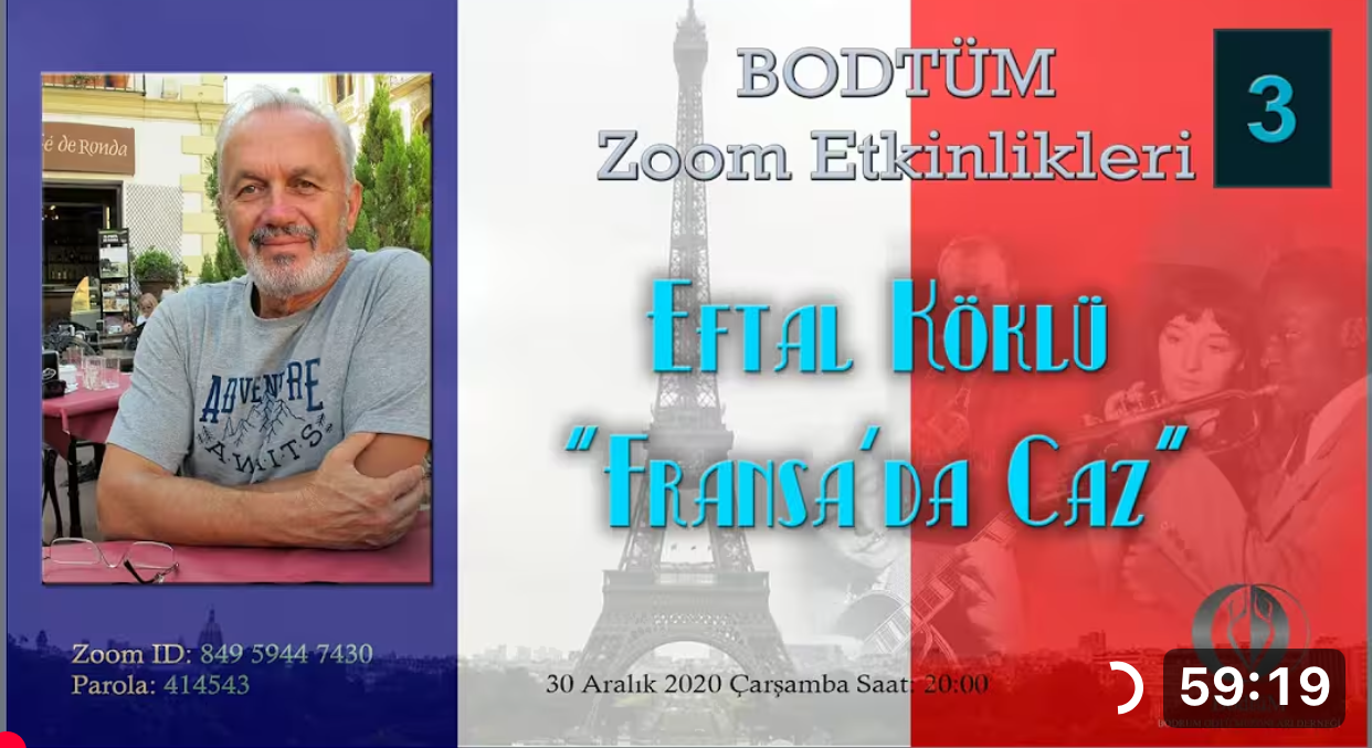 “Fransa’da Caz” Eftal Köklü