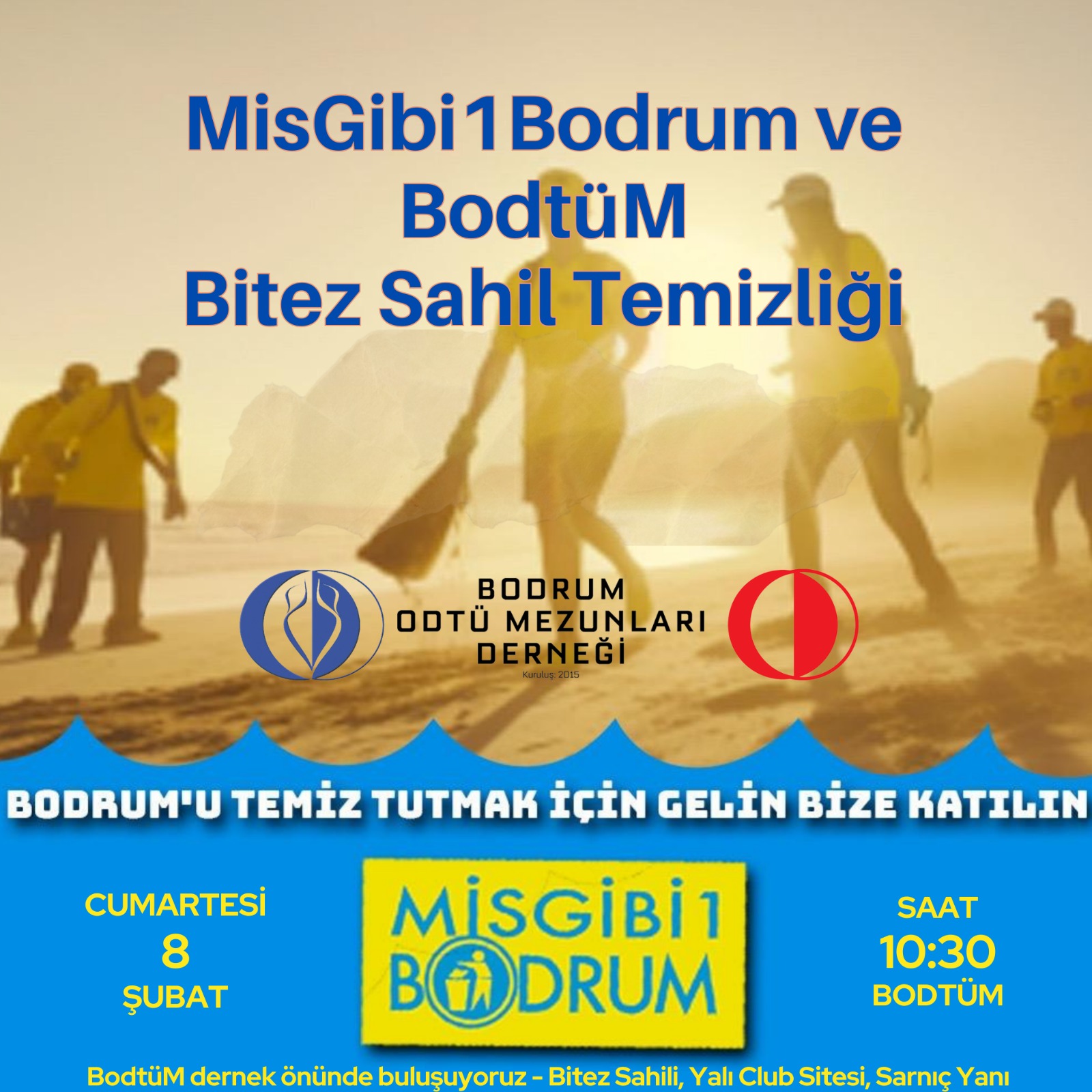 Doğaya Saygı Bitez Sahil Temizliği