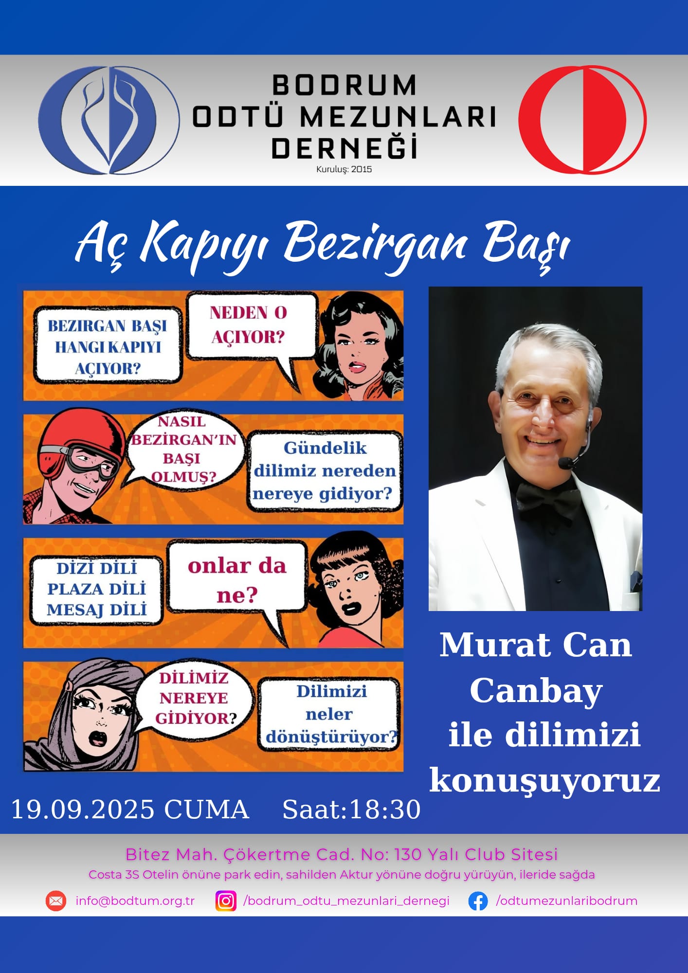 “Kelimelerin İzinde Yolculuk” Murat Can Canbay