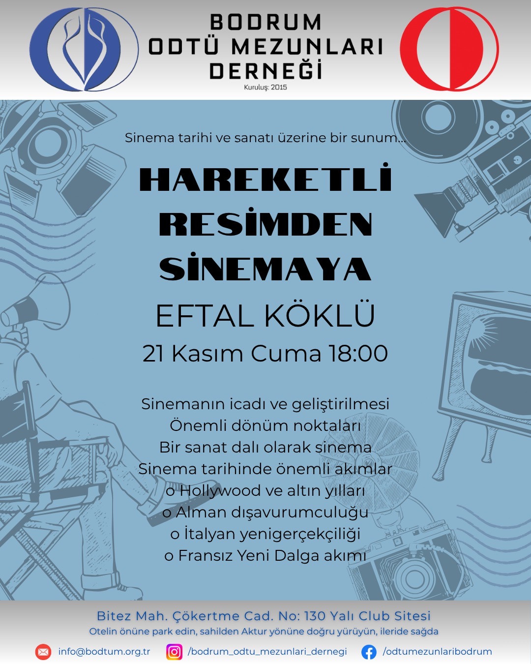 “Hareketli Resimden Sinemaya” Eftal Köklü