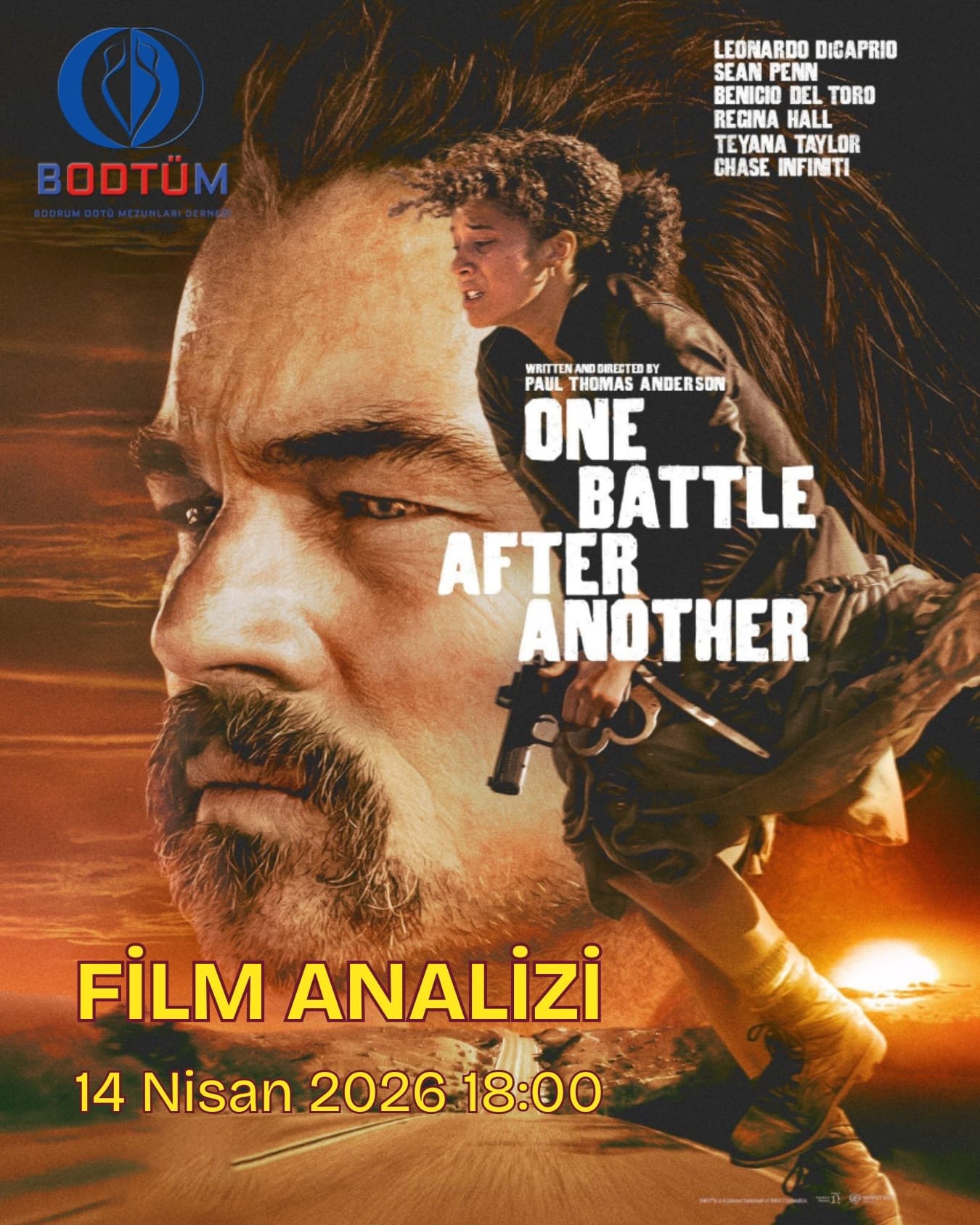 Film Analizi “One Battle After Another” 14.04.2026 Saat 18:00