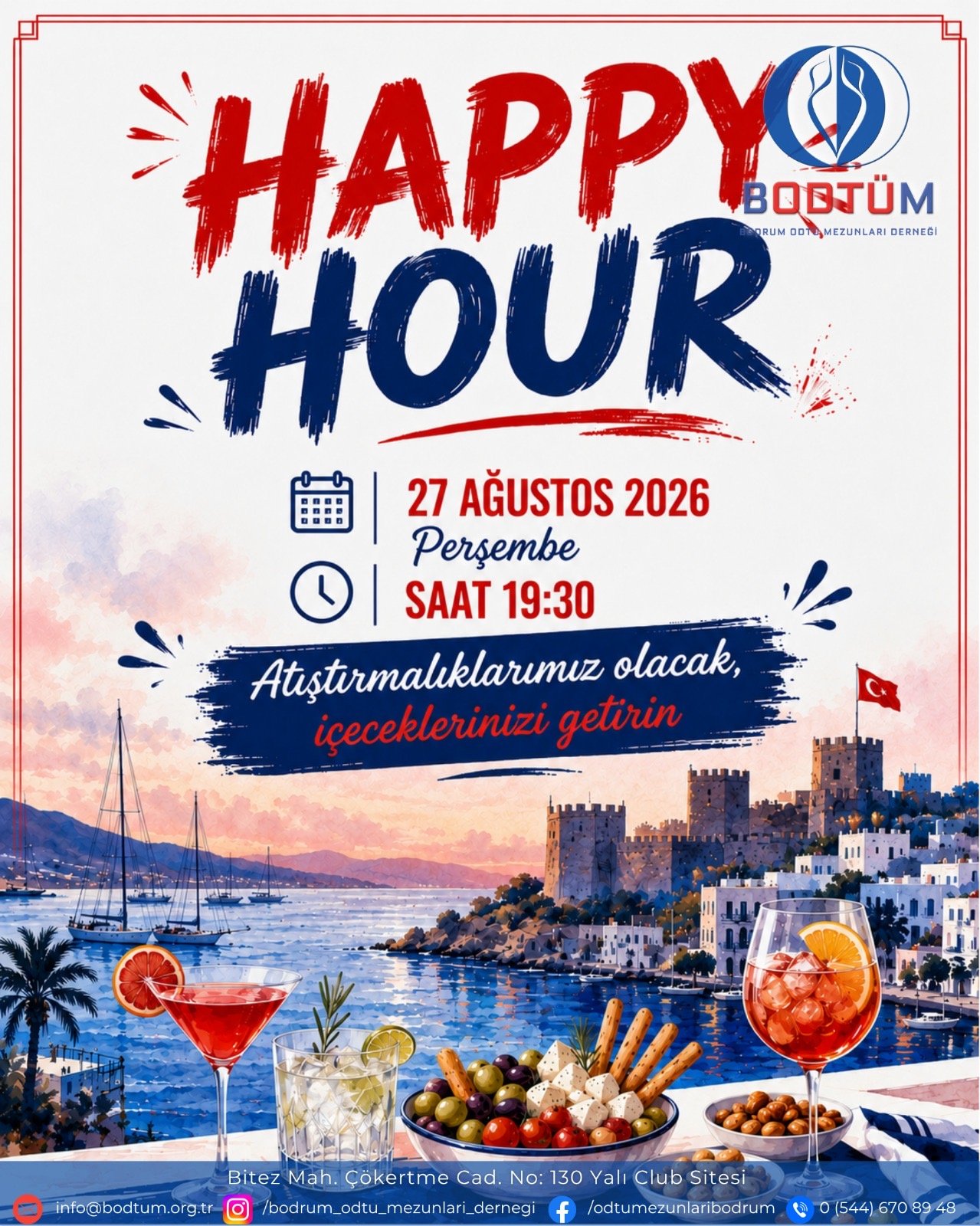 Happy Hour 27.08.2026 Saat 19:30